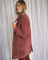 3 Camille Rowe Paradis - Coat for Women Brown Z3JKRJRVF1 RVCA