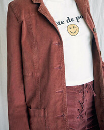 4 Camille Rowe Paradis - Coat for Women Brown Z3JKRJRVF1 RVCA