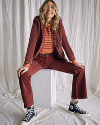 7 Camille Rowe Paradis - Coat for Women Brown Z3JKRJRVF1 RVCA