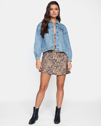 3 Tuesdays - Denim Jacket for Women Blue Z3JKRLRVF1 RVCA