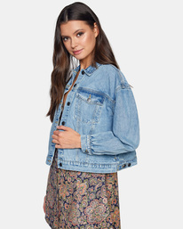 4 Tuesdays - Denim Jacket for Women Blue Z3JKRLRVF1 RVCA