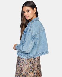 5 Tuesdays - Denim Jacket for Women Blue Z3JKRLRVF1 RVCA