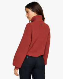 1 Citizen - Polo Neck Jumper for Women Red Z3JPRDRVF1 RVCA