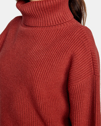 2 Citizen - Polo Neck Jumper for Women Red Z3JPRDRVF1 RVCA