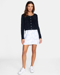 3 Clueless - Cardigan for Women White Z3JPRERVF1 RVCA