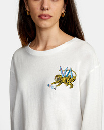 2 Matt Leines Tiger - Long Sleeve T-Shirt for Women  Z3LSRDRVF1 RVCA