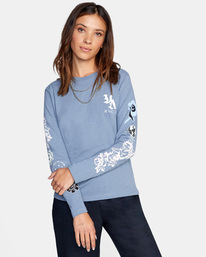 0 Mash Up - Long Sleeve T-Shirt for Women  Z3LSRERVF1 RVCA