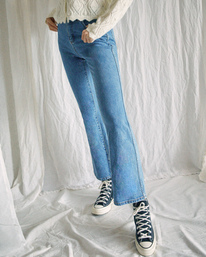 1 Camille Rowe Livin' - Jeans a vita alta da Donna  Z3PNRBRVF1 RVCA