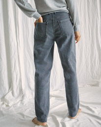 1 Camille Rowe Pops - Jean Dad fit pour Femme Gris Z3PNRCRVF1 RVCA