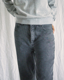 2 Camille Rowe Pops - Jean Dad fit pour Femme Gris Z3PNRCRVF1 RVCA