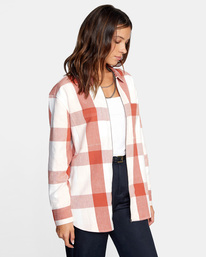 6 Decades Zip - Chemise manches longues pour Femme  Z3SHRBRVF1 RVCA
