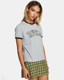 4 University - T-shirt pour Femme Gris Z3SSSHRVF1 RVCA