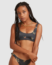 3 Melissa Grisancich Flutter Bralette - Haut de bikini pour Femme  Z3STRWRVF1 RVCA
