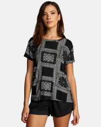 0 Recess 3 - T-Shirt for Women White Z3TPRIRVF1 RVCA