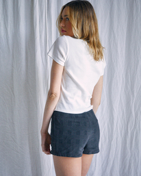 4 Camille Rowe - Shorts for Women Black Z3WKRCRVF1 RVCA
