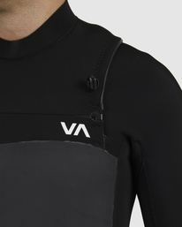 11 4/3mm Balance - Chest Zip Wetsuit for Men Black Z44MRARVMU RVCA