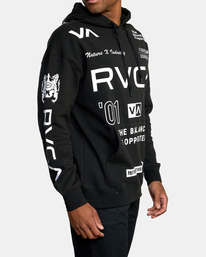7 All Brand - Felpa sportiva con cappuccio da Uomo  Z4HODARVF1 RVCA