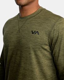 4 C-able - Long Sleeve T-Shirt for Men Green Z4LSDARVF1 RVCA