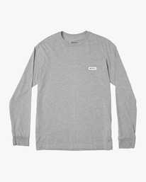 1 Icon - Long Sleeve T-Shirt for Men Grey Z4LSMARVF1 RVCA