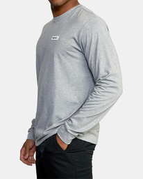 5 Icon - Long Sleeve T-Shirt for Men Grey Z4LSMARVF1 RVCA
