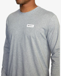 7 Icon - Long Sleeve T-Shirt for Men Grey Z4LSMARVF1 RVCA