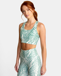 4 VA Essential - Sports Bra for Women Green Z4UNWARVF1 RVCA