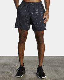 0 Yogger Stretch - Bermuda con vita elasticizzata da Uomo Black Z4WKMGRVF1 RVCA