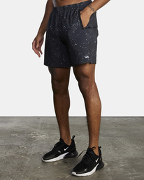 3 Yogger Stretch - Bermuda con vita elasticizzata da Uomo Black Z4WKMGRVF1 RVCA