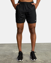16 VA Sport Yogger IV - Short de Entrenamiento para Hombre Negro Z4WKMHRVF1 RVCA