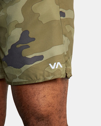4 VA Sport Yogger IV - Bermuda performance voor Uomo Green Z4WKMHRVF1 RVCA