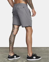 6 VA Sport Yogger IV - Performance-Shorts f&uuml;r M&auml;nner Grau Z4WKMHRVF1 RVCA