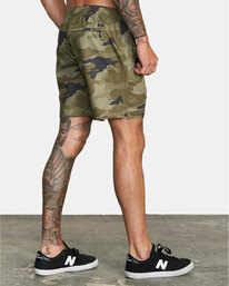 4 VA Sport Yogger IV - Performance-Shorts f&uuml;r M&auml;nner Gr&uuml;n Z4WKMHRVF1 RVCA