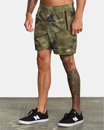 6 VA Sport Yogger IV - Performance-Shorts f&uuml;r M&auml;nner Gr&uuml;n Z4WKMHRVF1 RVCA