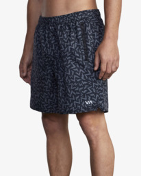 8 Matt Leines Yogger Stretch - Short de calle Performance para Hombre Negro Z4WKMKRVF1 RVCA