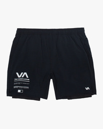 0 Yogger Train 2 In 1 - Performance Shorts for Men  Z4WKMMRVF1 RVCA