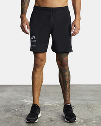 2 Yogger Train 2 In 1 - Performance Shorts for Men  Z4WKMMRVF1 RVCA
