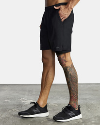 4 Yogger Train 2 In 1 - Performance Shorts for Men  Z4WKMMRVF1 RVCA