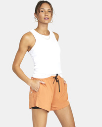6 Womens Sport Vent - Sports Shorts for Women Brown Z4WKWDRVF1 RVCA