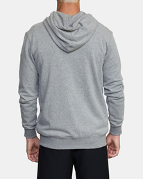 1 Swift Patch - Sweat à capuche zippé pour Homme Gris Z4ZHMARVF1 RVCA