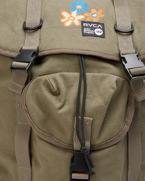 4 Melissa Grisancich Trooper - Backpack Green Z5BPRFRVF1 RVCA