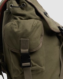 17 Melissa Grisancich Trooper - Backpack Green Z5BPRFRVF1 RVCA