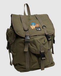 14 Melissa Grisancich Trooper - Backpack Green Z5BPRFRVF1 RVCA
