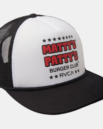 3 Matty 's Patty 's Burger Club - Cap for Men Black Z5CPPARVMU RVCA