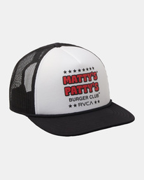 2 Matty 's Patty 's Burger Club - Cap for Men Black Z5CPPARVMU RVCA