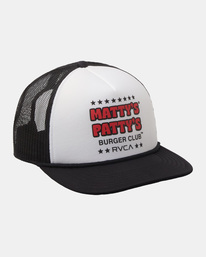 4 Matty 's Patty 's Burger Club - Cap for Men Black Z5CPPARVMU RVCA