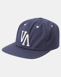0 VA Univ - Strapback Cap for Men Blue Z5CPRRRVF1 RVCA