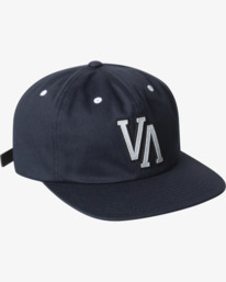 2 VA Univ - Strapback Cap for Men Blue Z5CPRRRVF1 RVCA