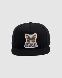 4 Melissa Grisancich Butterfly - Snapback Cap for Men Black Z5CPRURVF1 RVCA