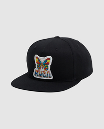 7 Melissa Grisancich Butterfly - Snapback Cap for Men Black Z5CPRURVF1 RVCA