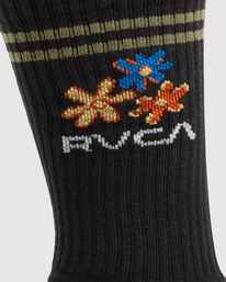 3 Melissa Grisancich - Calza al polpaccio da Uomo Black Z5SORARVF1 RVCA